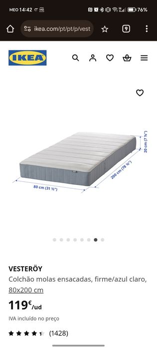 colchão de molas ensacadas