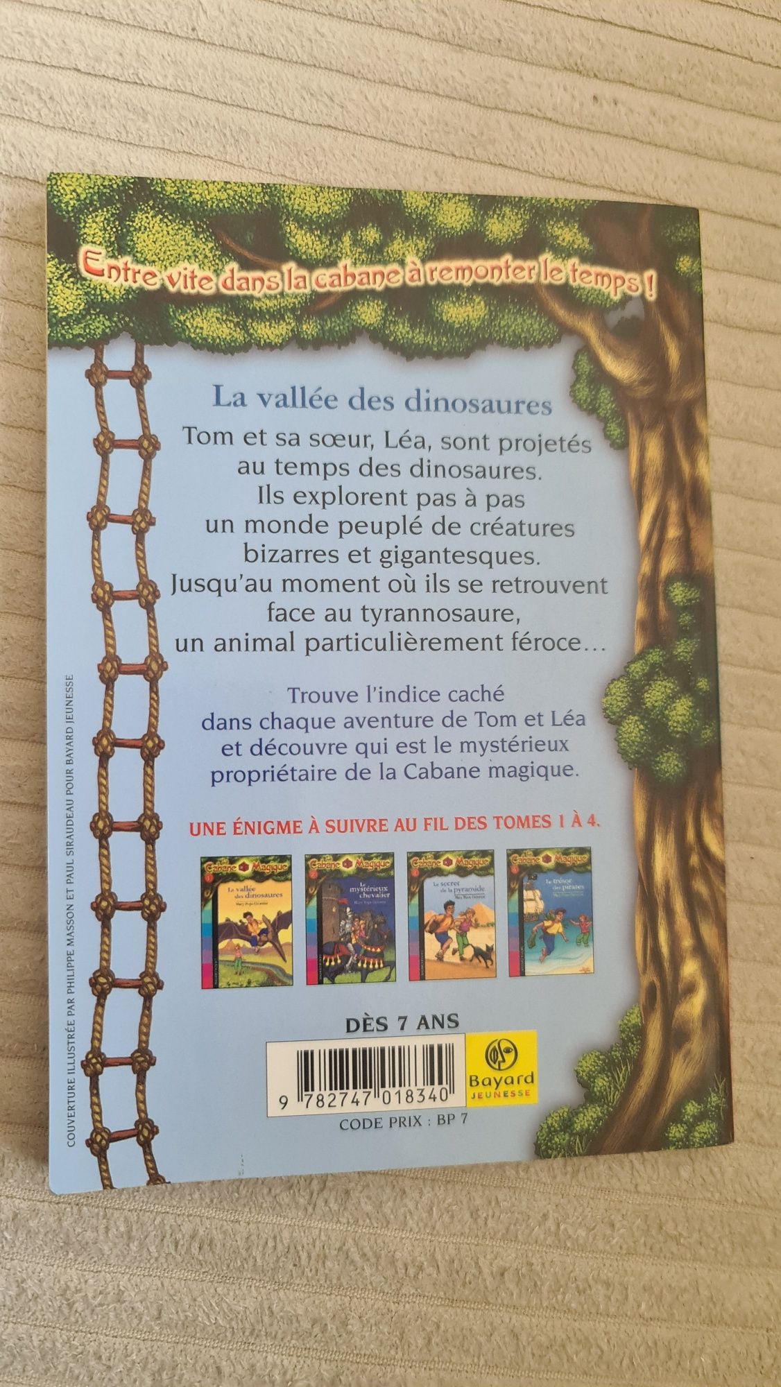La cabane magique livre français po francusku la vallée des dinosaures