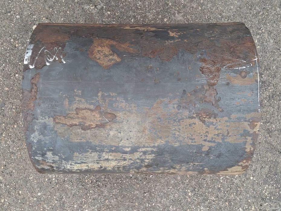 Rura stalowa 435 x 2 mm - walec przepust zbiornik grill kominek koza