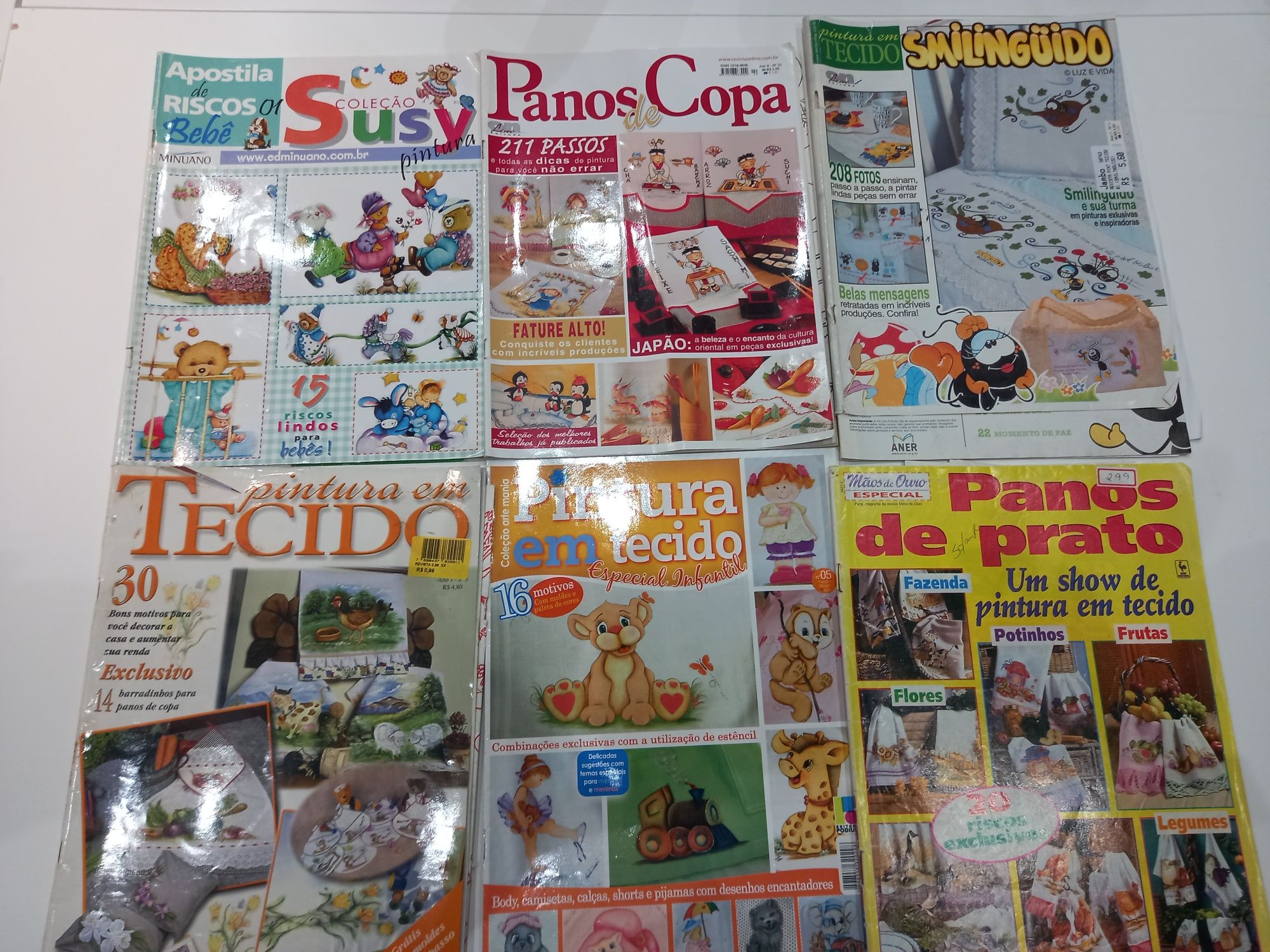 Revistas de artesanato e costura