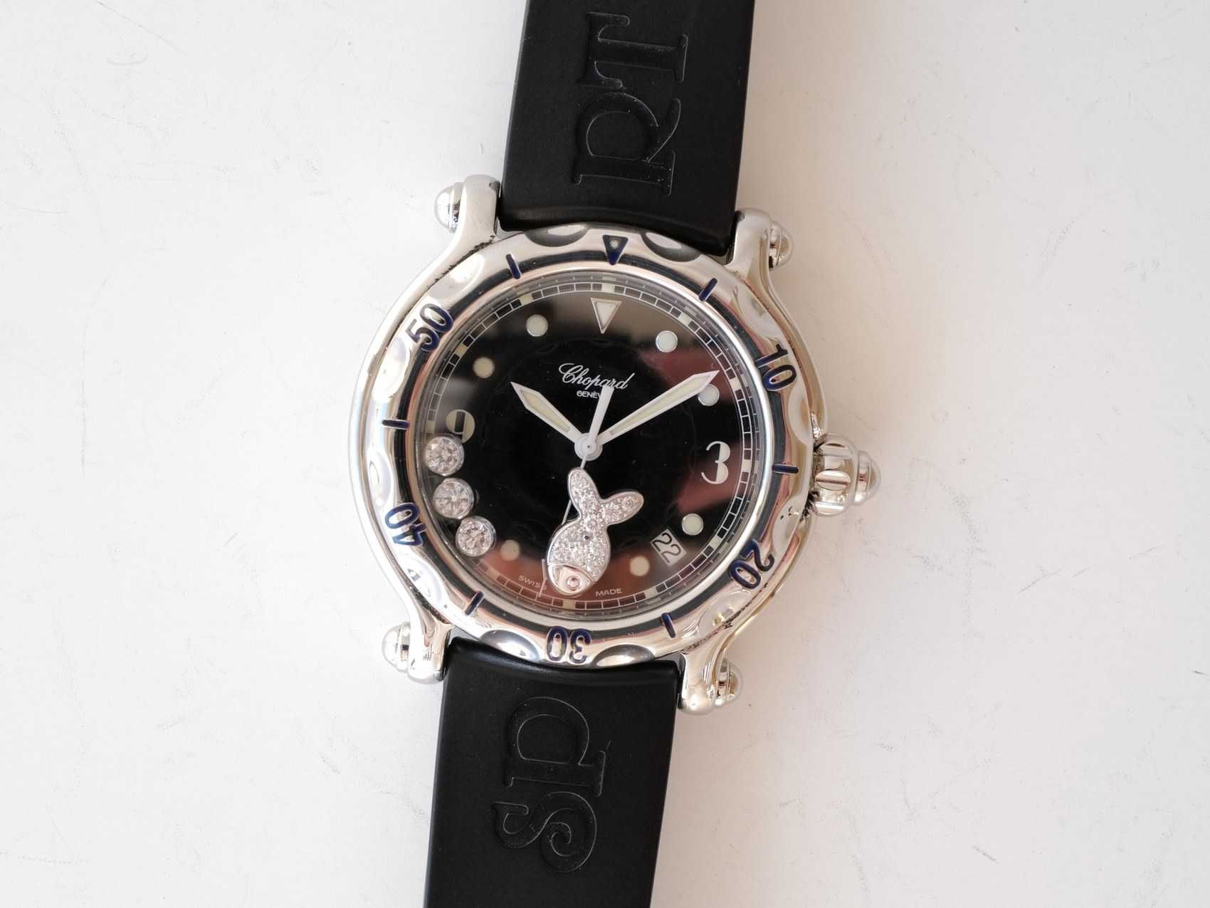 Chopard Happy Sport Happy Fish Black Dial 38mm