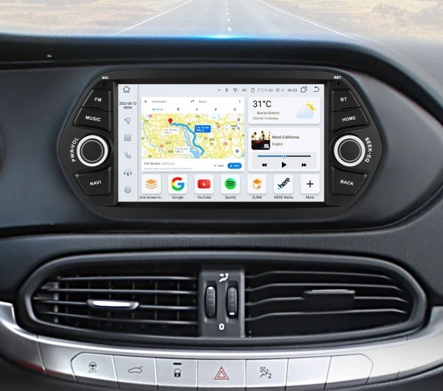 Radio nawigacja Fiat Tipo ANDROID 12 2015=2018 BT GPS WiFi