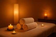 Massagem relaxante corporal com Mikaela