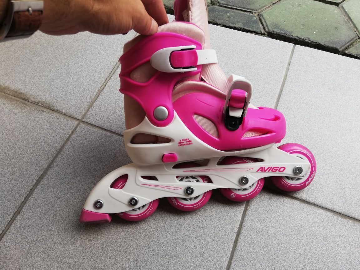 Patins em linha.