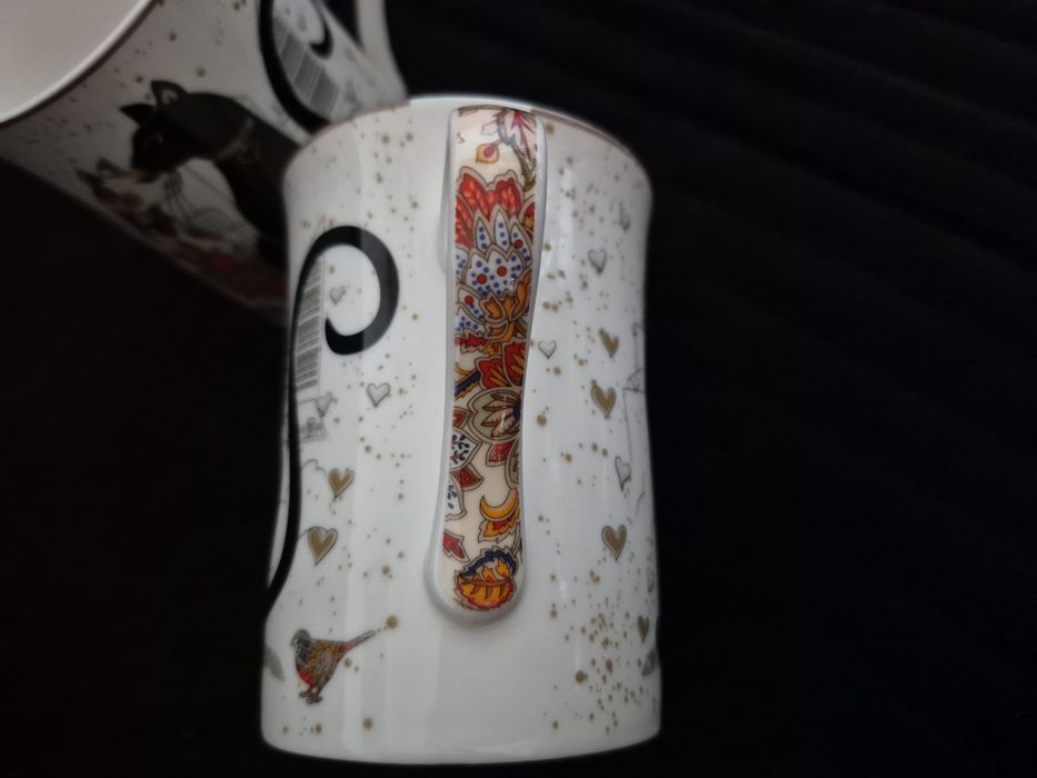 Kubki z porcelany Queen Isabell Zakochane koty