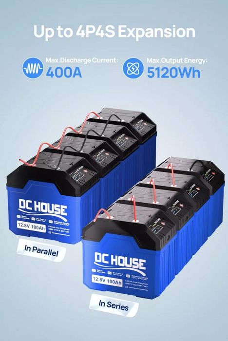 Акумулятор DC House 100 A 12.8V