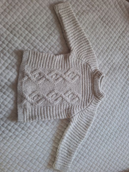 Sweter wełniany Zara rozm 86
