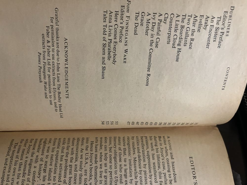 The Essential James Joyce edited by Harry Levin MNP