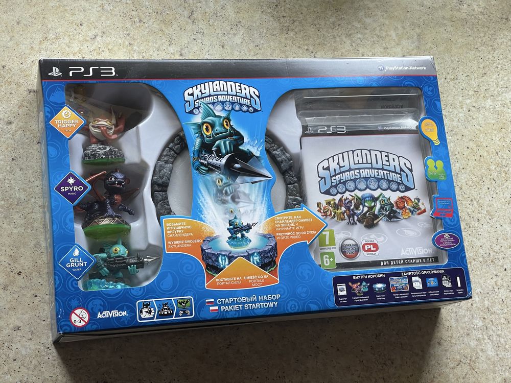 Skylanders Spyro's Adventure PS3 zestaw jak nowy