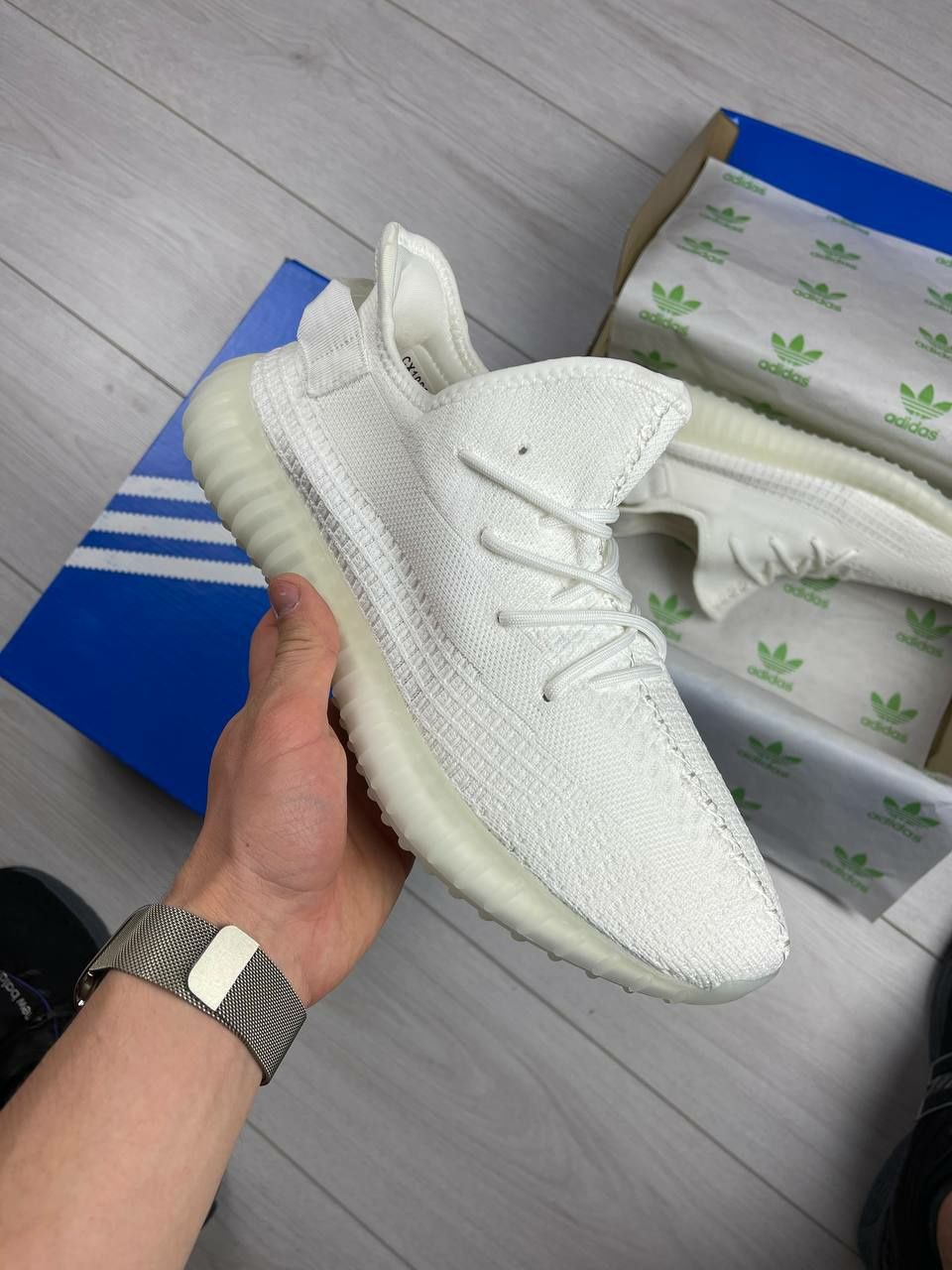 Adidas Yeezy boost 350 white/Мужские кросовки/Чоловічі кросівки/Адидас