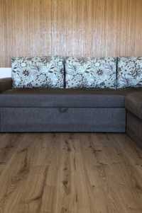 Двоспальний кутовий диван Blest коричневый двухспальный угловой диван