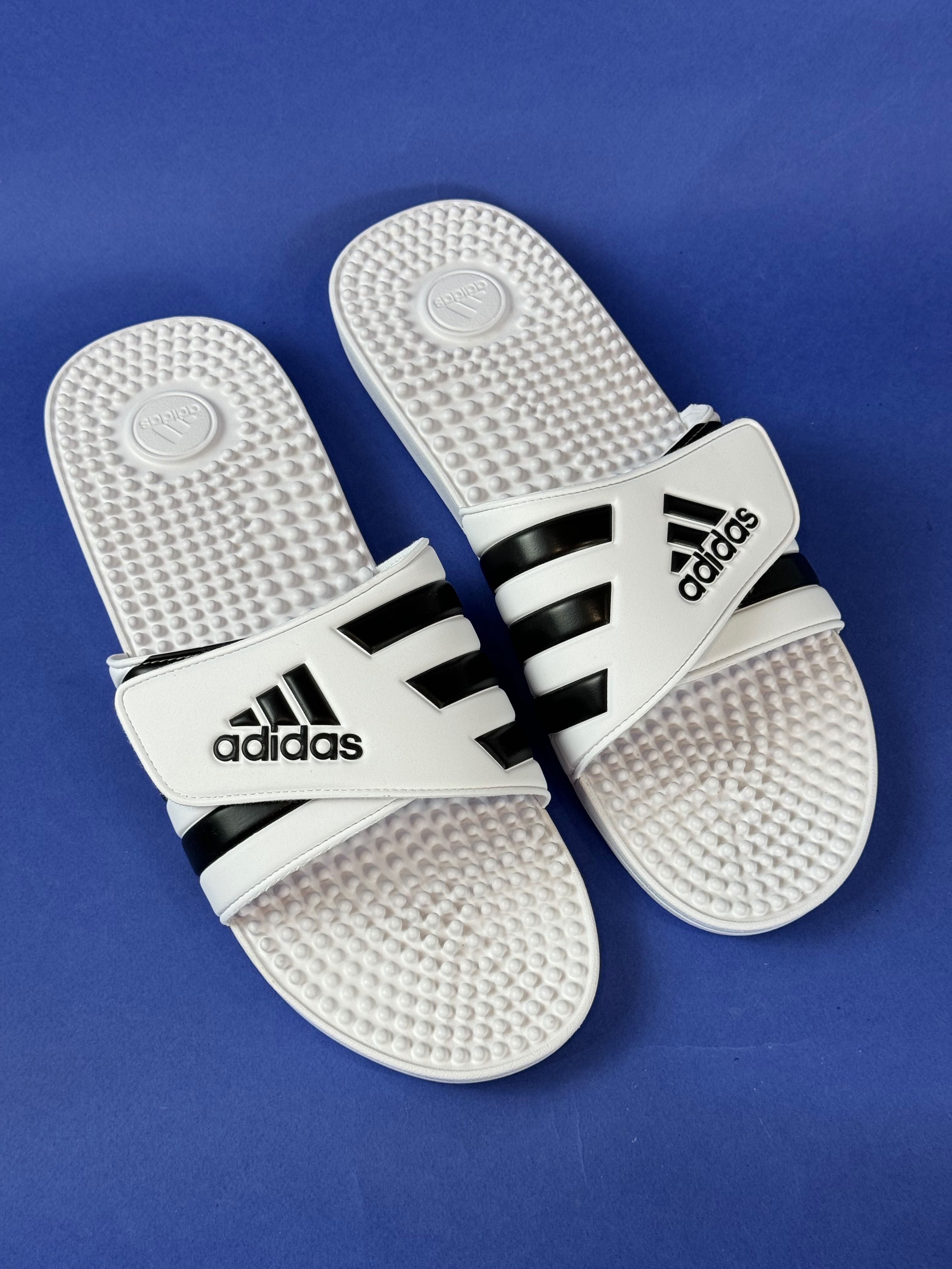 Чоловічі тапки шльопанці на липучці Adidas Adissage 51 розмір