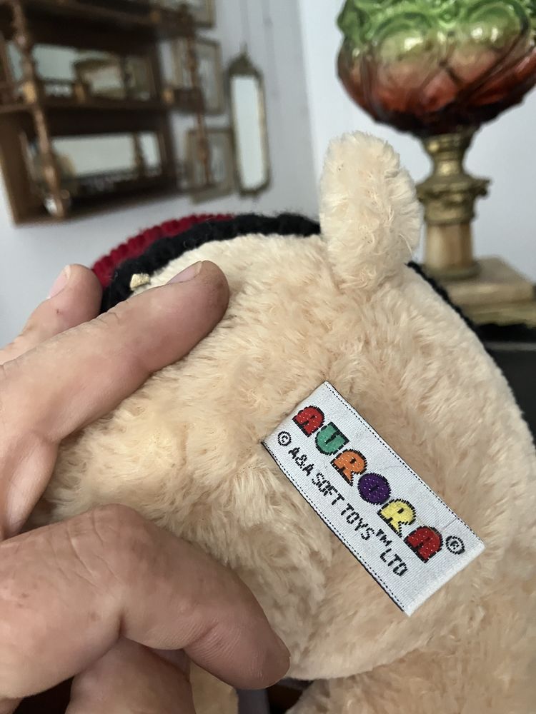 Peluche urso antigo em bom estado