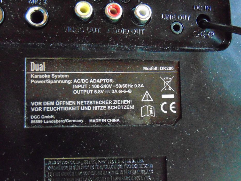 DUAL DK200 System Stereo USB CD Bluetooth AUX