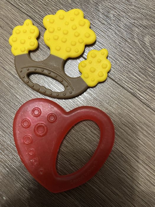 Gryzaki silikonowe mombella applle tree drzewko i serduszko