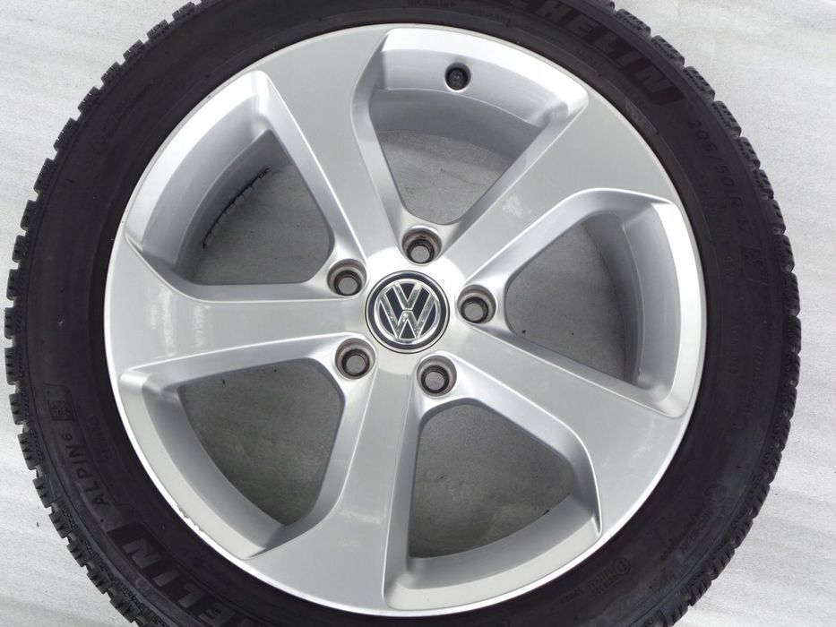FELGI ALUFELGI 17 VW Golf V-VIII Caddy Scirocco T-Roc 5x112 ET49 Brooklyn