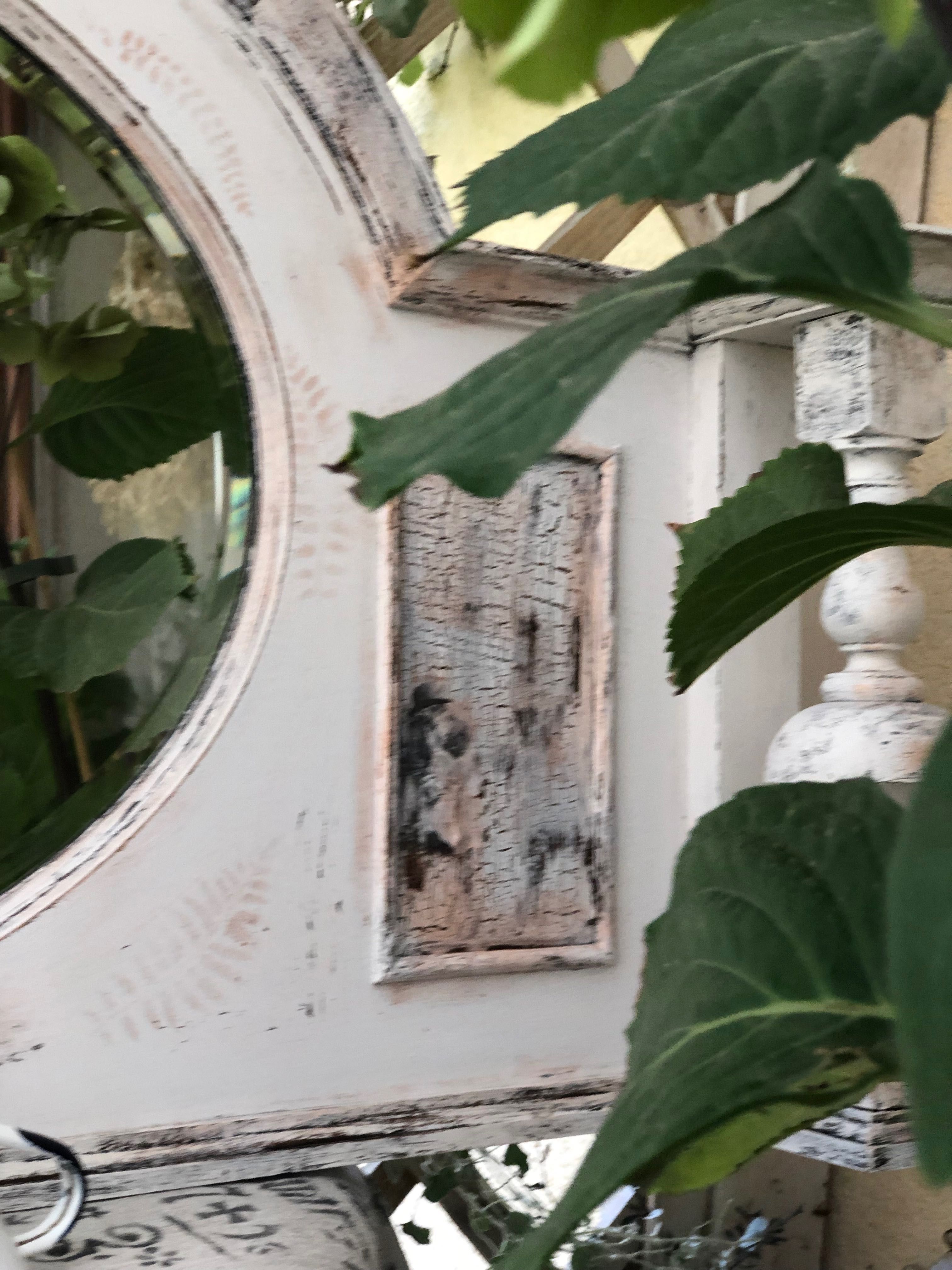 PROMOCJA Lustro vintage nadstawka Shabby chic