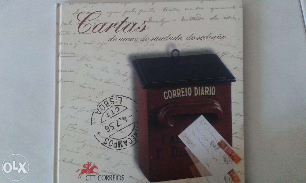 Livro "Cartas de amor, saudade e sedução"