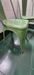 2 Cadeiras em metal - verde