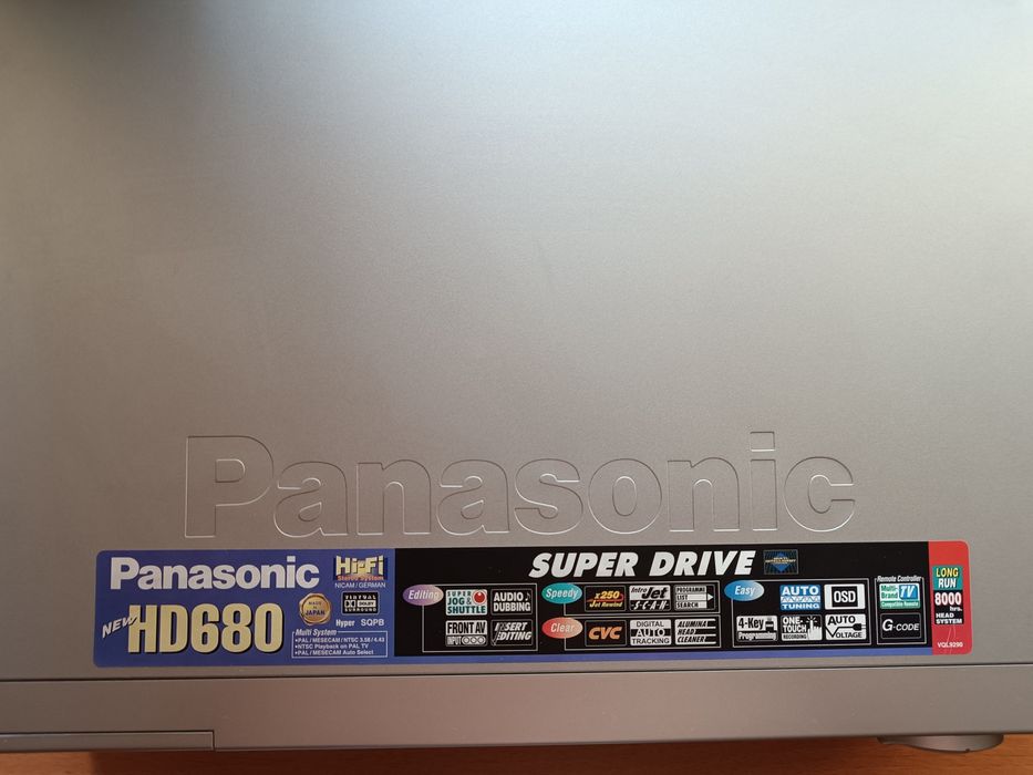 Відеомагнітофон Panasonic NV-HD680 Hi-Fi Stereo 6 Head, Made in Japan!