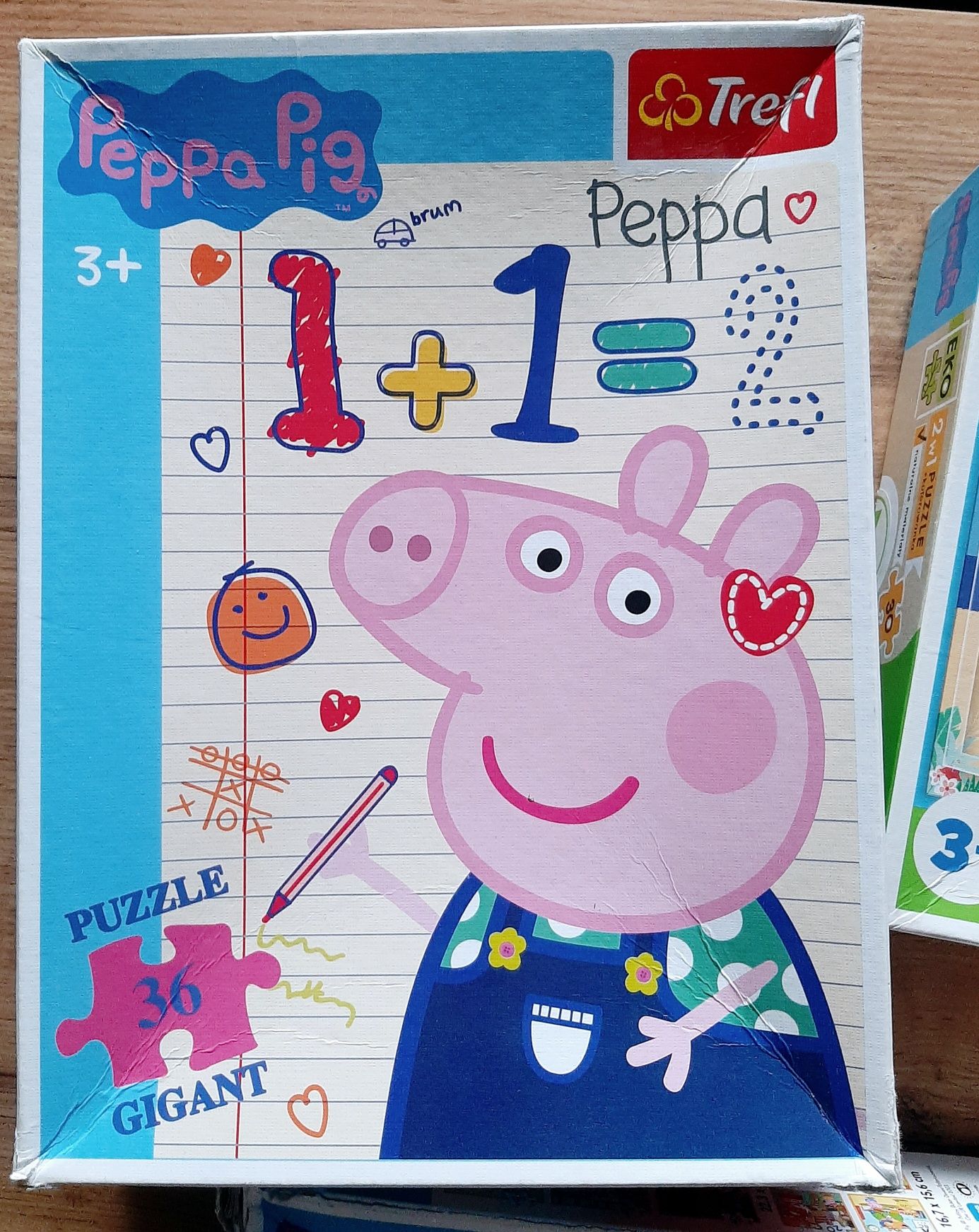 Puzzle Świnka Peppa 3 zestawy