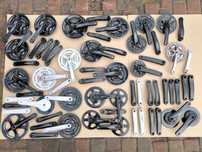 Шатуны алюминиевые велосипеда Shimano, Miranda, SR Santour, Sram,