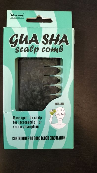 Kamień gua sha skalp