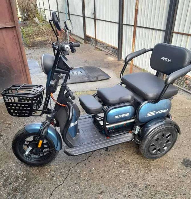 Акція! Електро трицикл FADA OLDi 1000W-20Ah Телефонуй зараз!!!