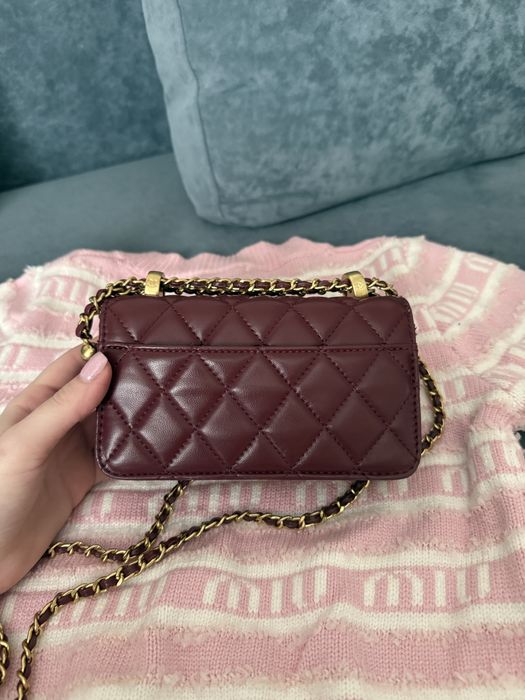 Сумка Chanel бардова