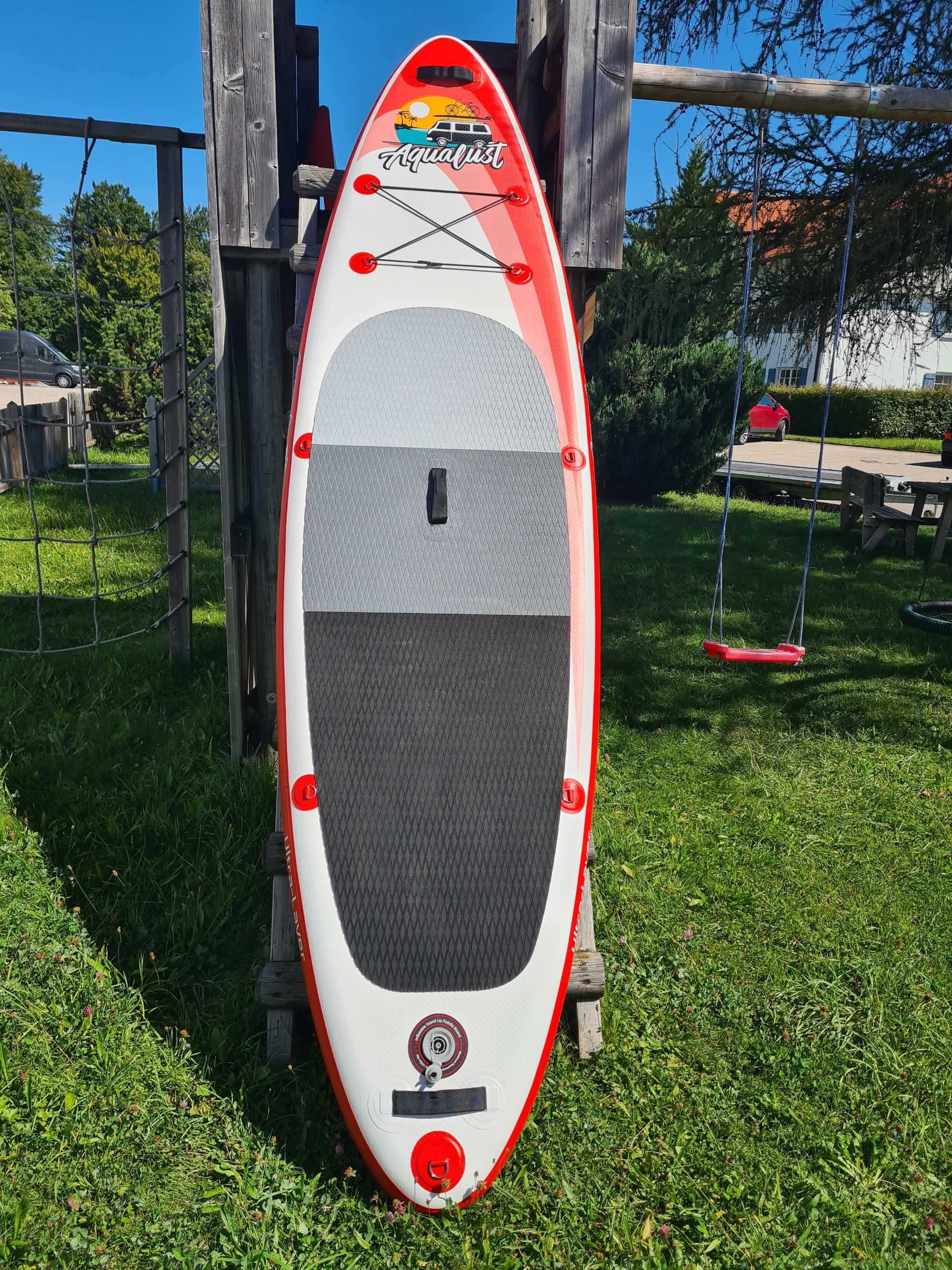 НОВАЯ Дошка SUP AQUALUST 2 СЛОЯ САП доска 320 см. Борд Board Paddle