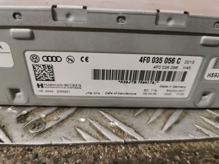 moduł tuner radia audi q5 a6c6 oe 4f0035056c