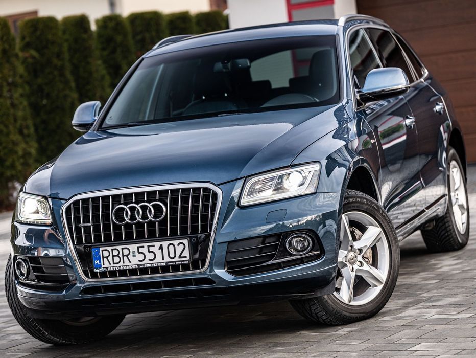 Audi Q5 2,0TDI-190KM/176tyś km/S-line/QUATTRO/AUTOMAT/LIFT/Bezwypad/LEDY,NAVI/