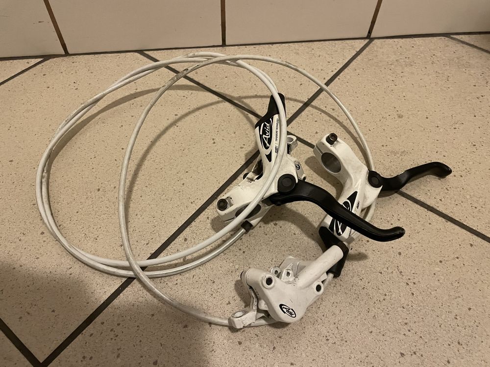 Hamulce hydrauliczne rowerowe tarczowe Avid Elixir 1 - Komplet
