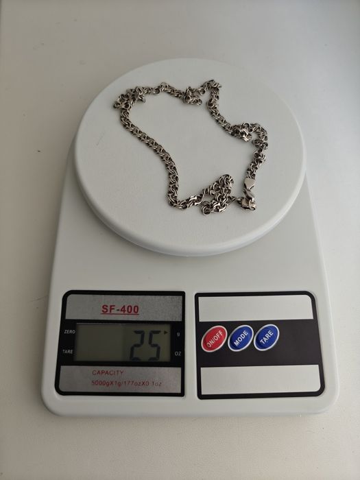 Срібло 925 ланцюжок чоловічий 25 г