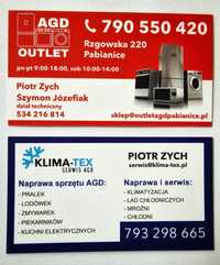 Serwis AGD/ Outlet AGD / naprawa: pralek, lodówek, zmywarek (duże AGD)