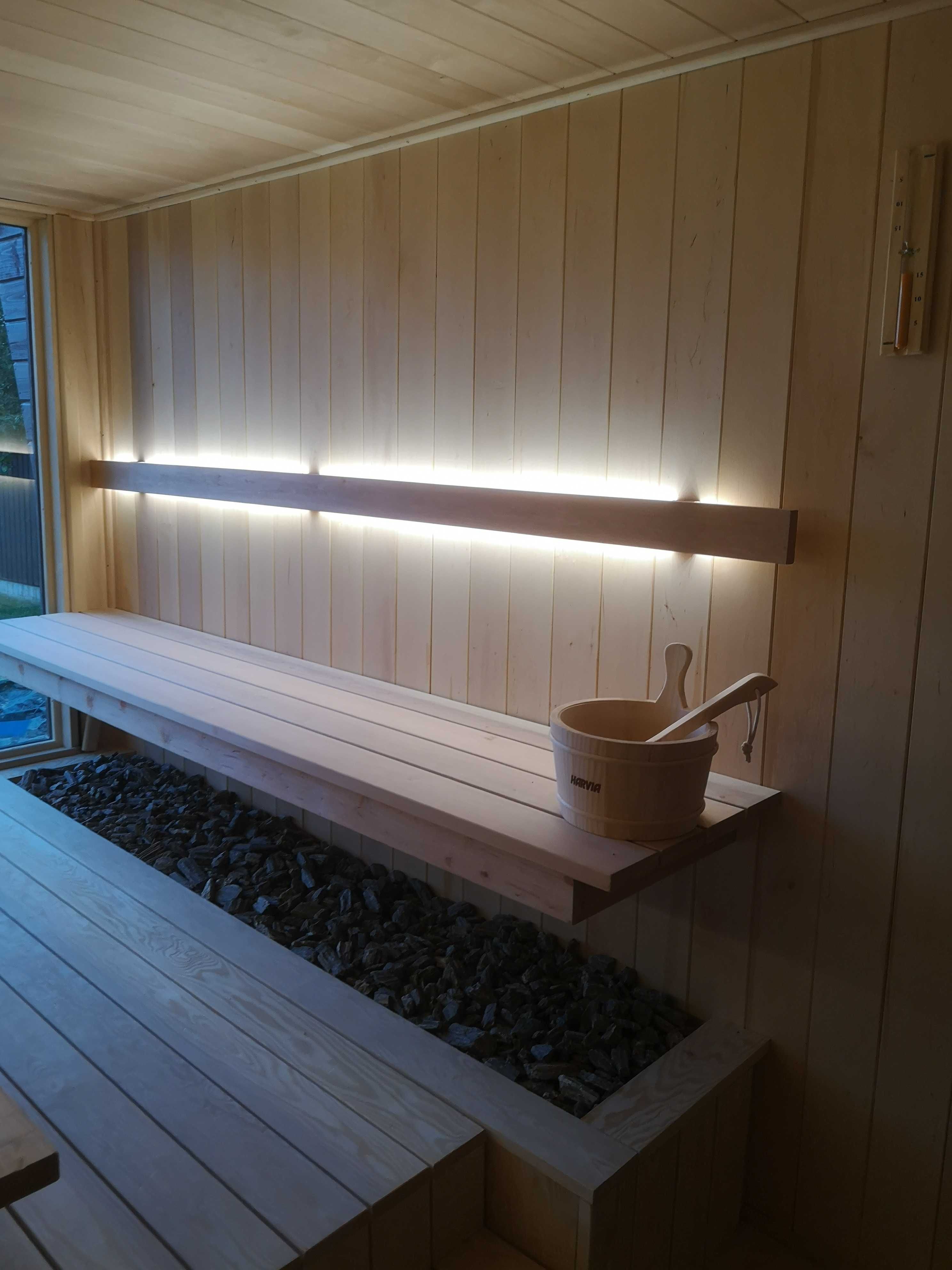 Sauna ogrodowa w domku typu "Stodoła"