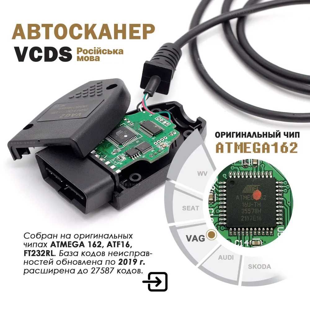 НОВИЙ‼️ Вася диагност / Vag Com 22.1 / VCDS + програма на РОСІЙСЬКІЙ