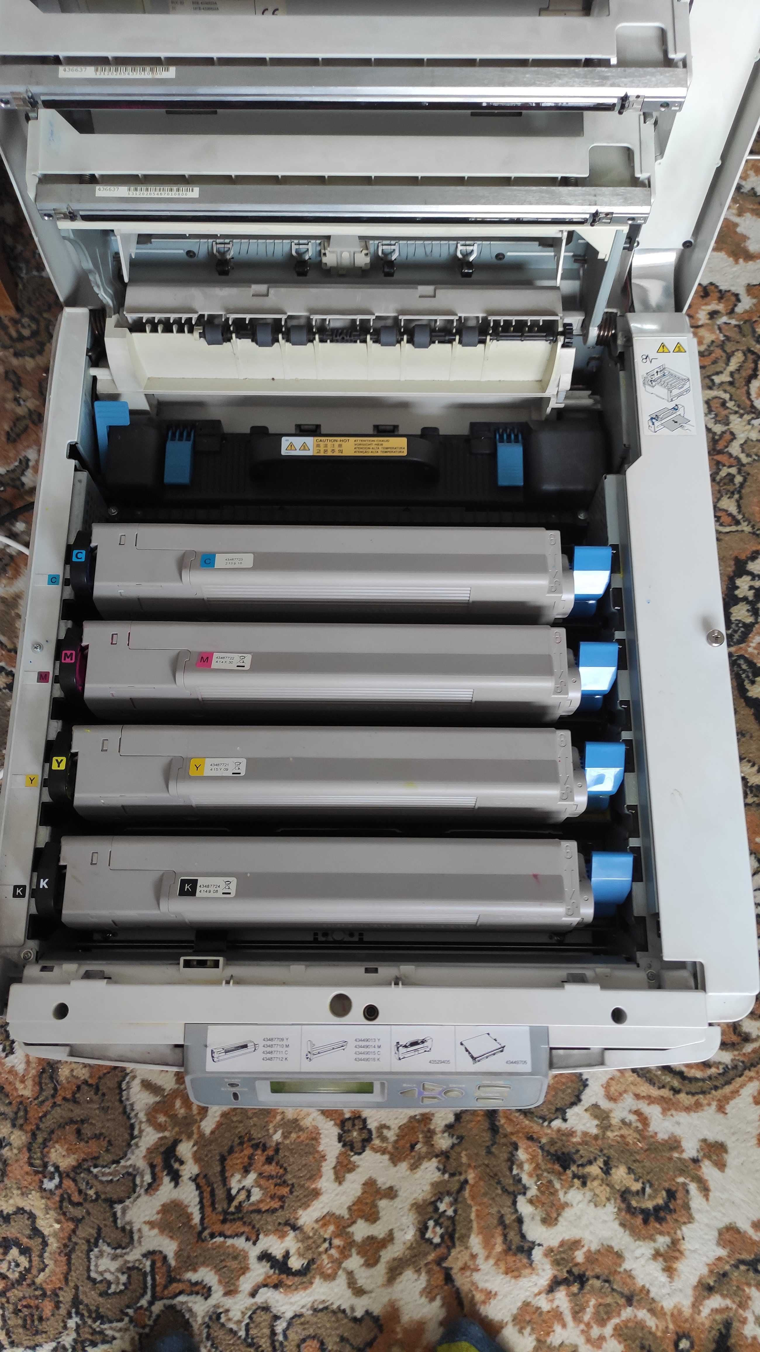 Oki C8600 Цветной лазерный принтер А3.  Разборка.