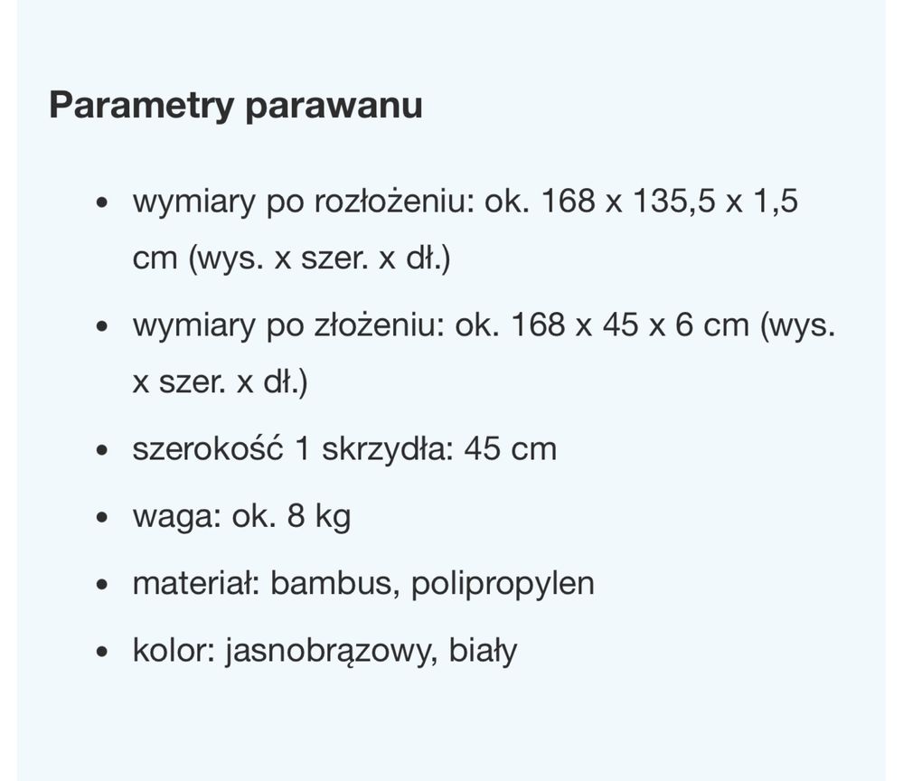 Parawan bambusowy