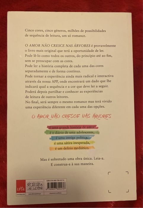 Livro “O amor não nasce nas árvores”