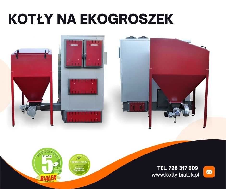 Kocioł PIEC z podajnikiem na Ekogroszek 150KW 5 klasa ECODESIGN