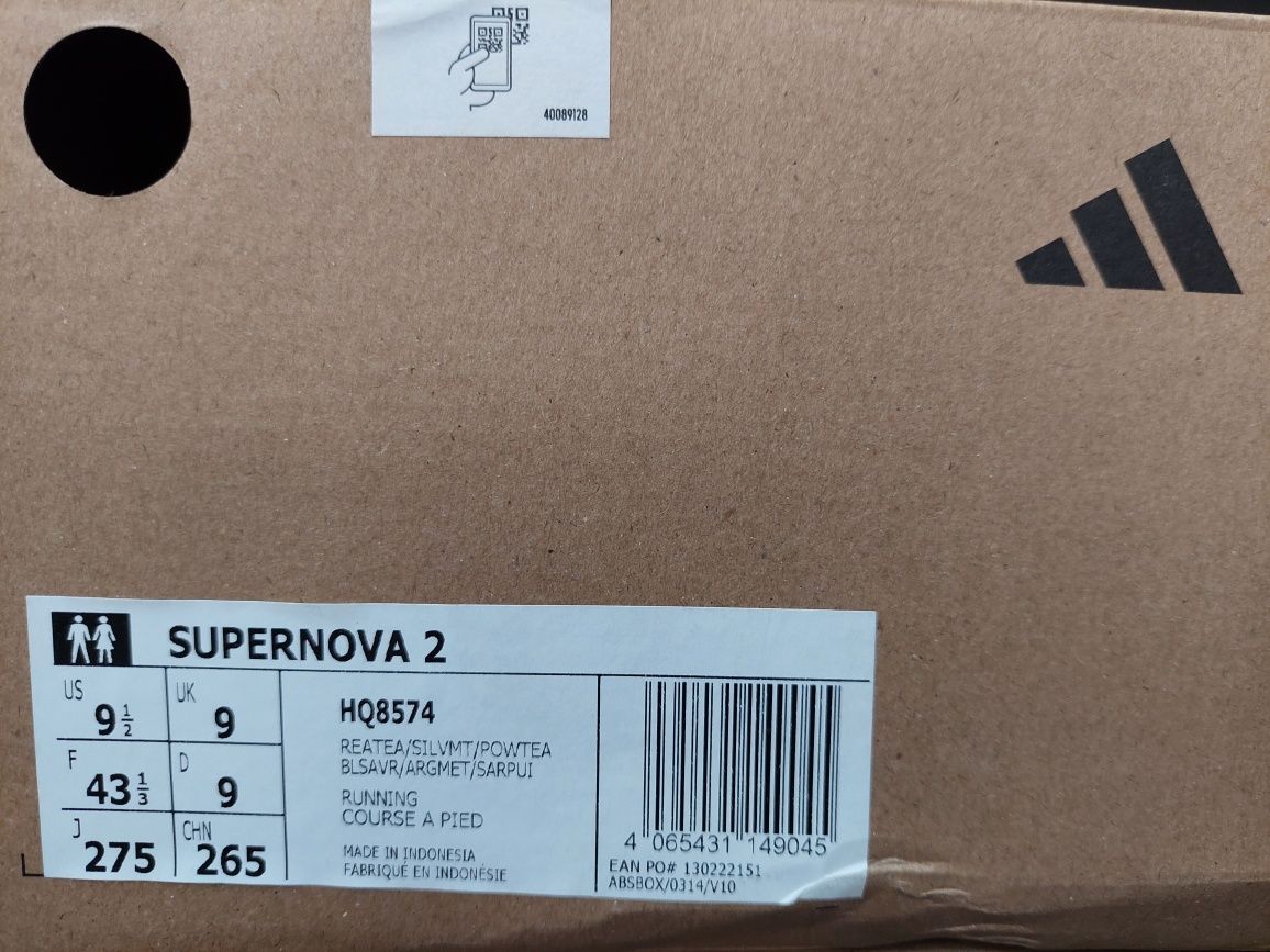 Adidas HQ8574 Supernova 2 rozmiar 43 1/3 nowe