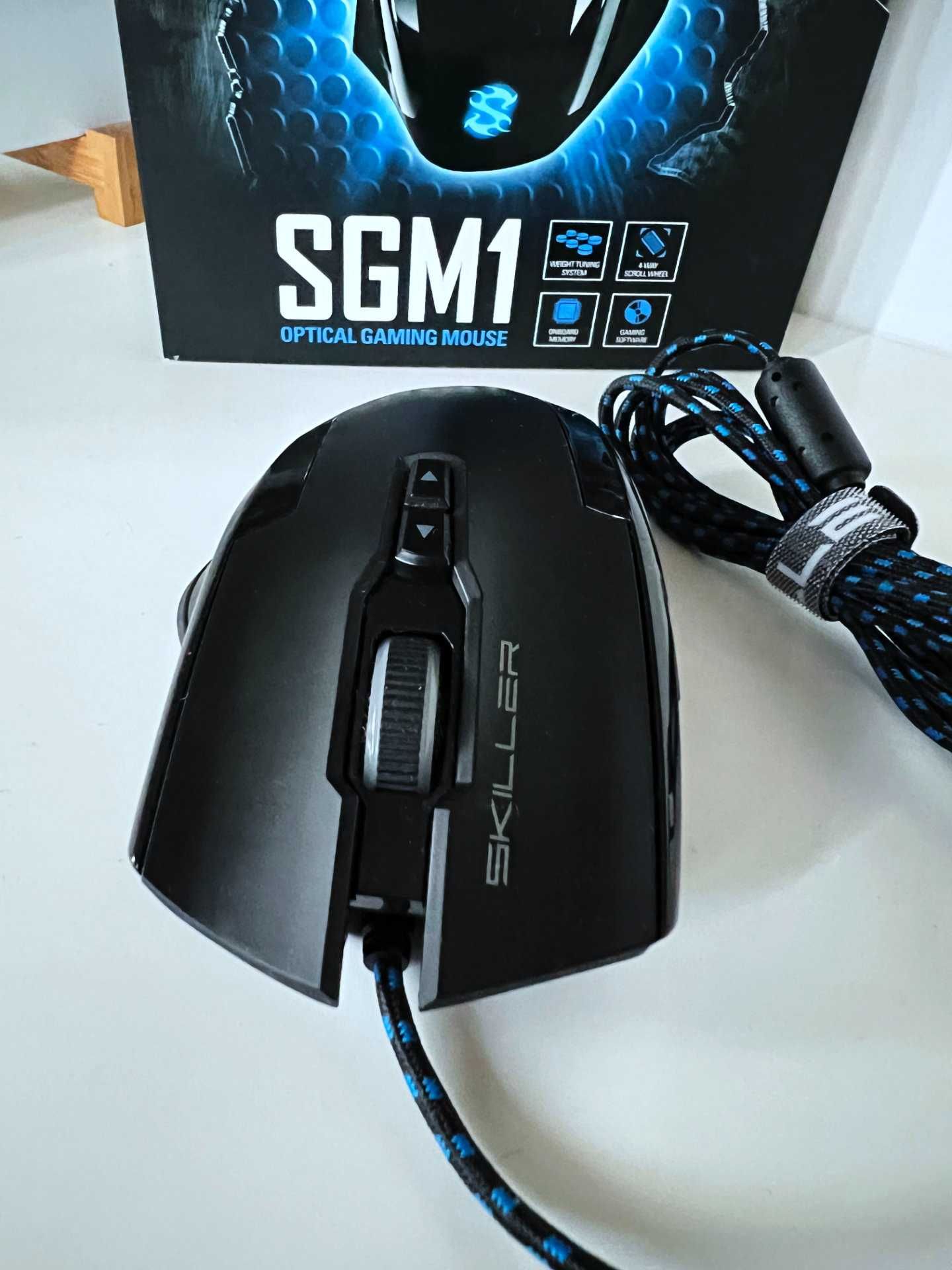Klawiatura i mysz + podkładka Sharkoon Skiller SGK3, SGM1, Genesis M12