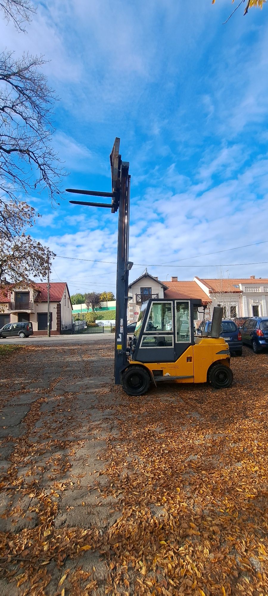 Wozek widlowy heden udzwig 5ton blizniaki 2001r przesow