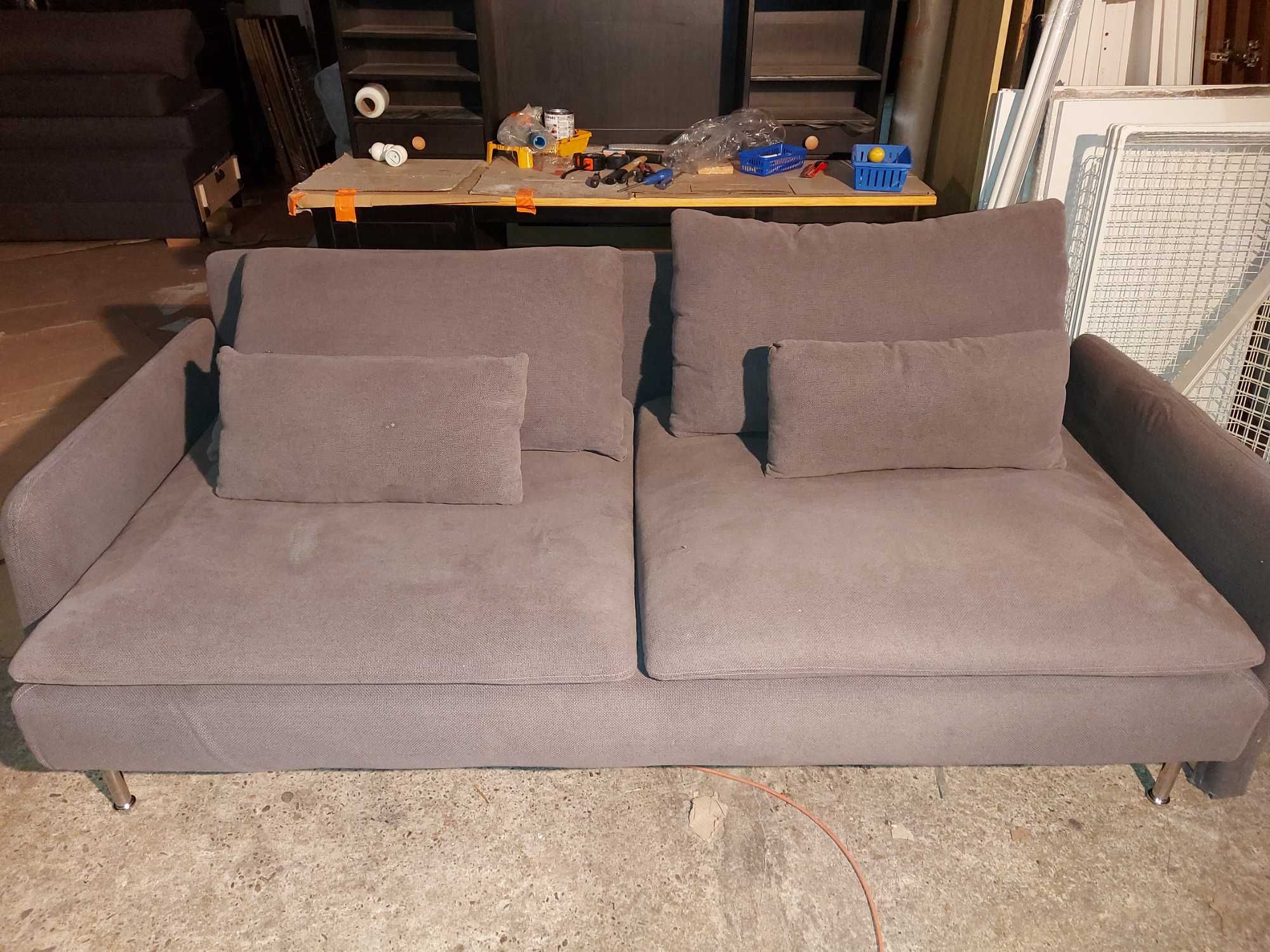 Sofa IKEA Soderharm 2/3 osobowa z pokrowcem Fridtuna - dostawa gratis