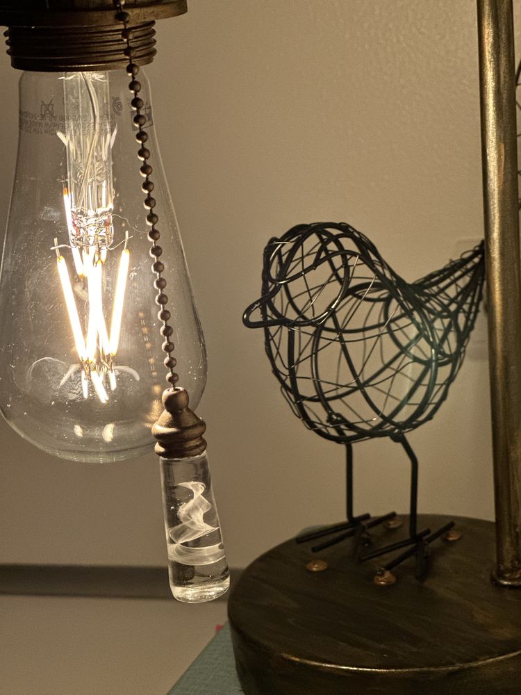 Rustic handcraft lamp
