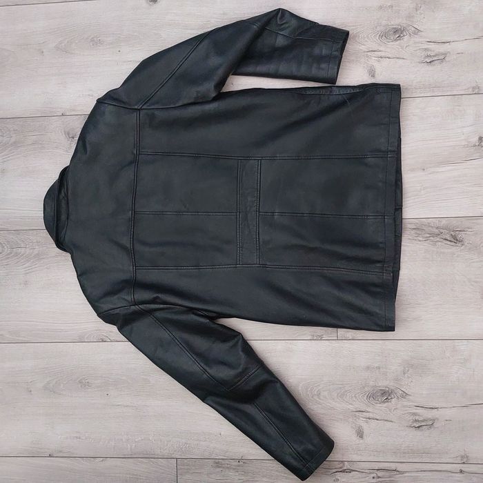 Kurtka skórzana męska czarna rozm. L