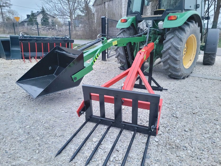 Widły do obornika/ szufla/ łycha/ Osprzęt TUR Linka/ wysięgnik 2.7m!