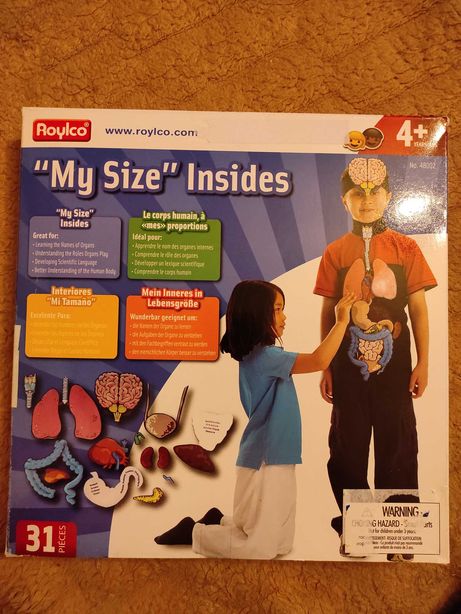 My Size Insides. Części ciała, anatomia biologia dla dzieci Roylco