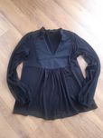 H&M mama, M, 38, bluzka czarna ciążowa